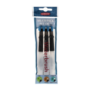 Derwent Multi-pack Water brush Set Of 3 - Derwent Multi-pack Water brush Set Of 3