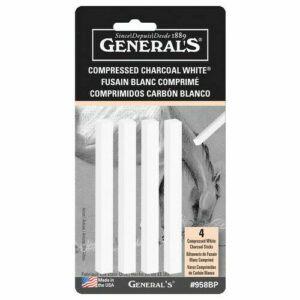GENERAL'S White Charcoal Sticks Square 958BP