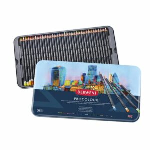 Derwent Procolour Pencil Sets of 12,24,36 & 72