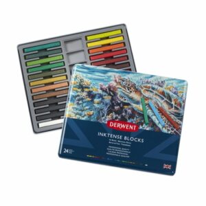 Derwent Inktense Blocks Used on Fabrics