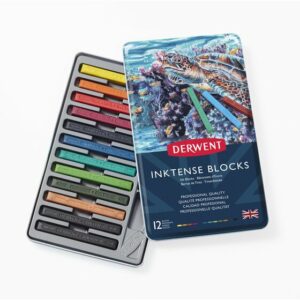 Derwent Inktense Blocks Used on Fabrics