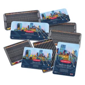 Derwent Procolour Pencil Sets of 12,24,36 & 72