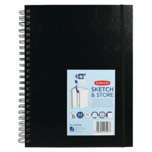 Derwent Sketch & Store Sketchbooks With Elastic
