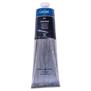 Ladoga Oil Colours Tubes-120ml Open Stock - LAMP BLACK