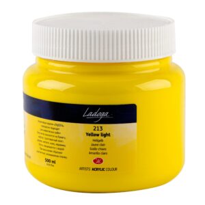 Ladoga Acrylic Colours-500ml Open Stock - YELLOW LIGHT
