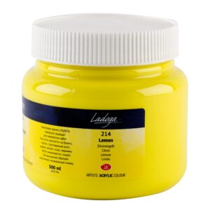 Ladoga Acrylic Colours-500ml Open Stock - LEMON