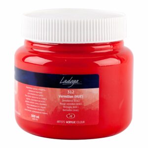 Ladoga Acrylic Colours-500ml Open Stock - Vermillion Hue