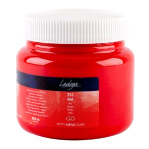 Ladoga Acrylic Colours-500ml Open Stock - RED