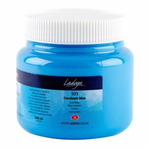 Ladoga Acrylic Colours-500ml Open Stock - CERULEUM BLUE