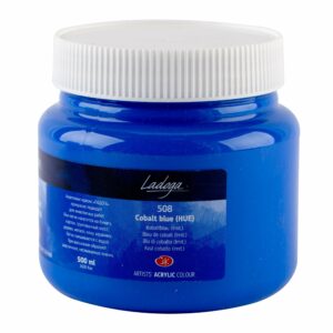 Ladoga Acrylic Colours-500ml Open Stock - Cobalt Blue Hue