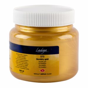 Ladoga Acrylic Colours-500ml Open Stock - Heraldry Gold