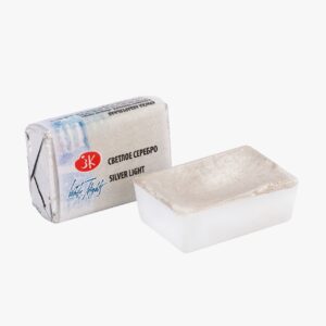 White Nights Watercolour Pans-Mettalic Open Stock - Silver Light