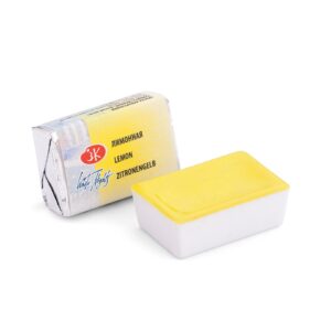 White Nights Watercolour Pans/ Cake - Basic Colours Open Stock - LEMON