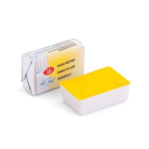 White Nights Watercolour Pans/ Cake - Basic Colours Open Stock - Hansa Yellow