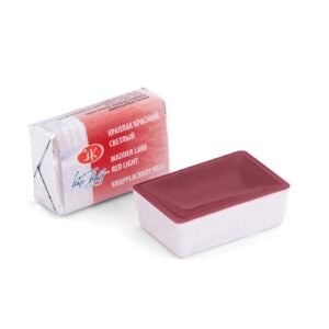 White Nights Watercolour Pans/ Cake - Basic Colours Open Stock - Madder Lake Red Light