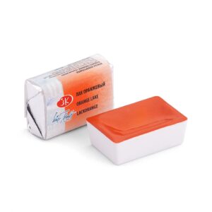 White Nights Watercolour Pans/ Cake - Basic Colours Open Stock - Orange Lake