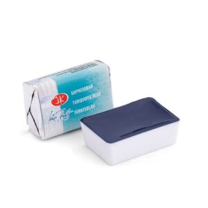 White Nights Watercolour Pans/ Cake - Basic Colours Open Stock - TURQUOISE BLUE