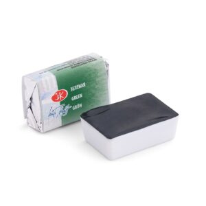 White Nights Watercolour Pans/ Cake - Basic Colours Open Stock - Green