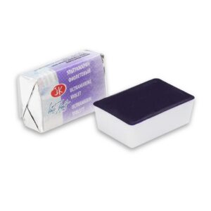 White Nights Watercolour Pans/ Cake - Basic Colours Open Stock - Ultramarine Violet