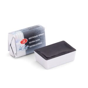 White Nights Watercolour Pans/ Cake - Basic Colours Open Stock - Neutral Black