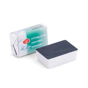 White Nights Watercolour Pans/ Cake - Basic Colours Open Stock - Emerald Green