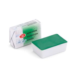 White Nights Watercolour Pans/ Cake - Basic Colours Open Stock - Yellowish Green