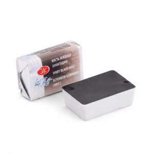 White Nights Watercolour Pans/ Cake - Basic Colours Open Stock - Ivory Black Hue