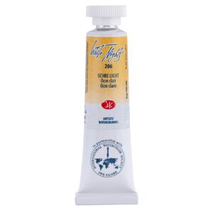 White Nights Watercolour Tubes-Basic Colours Open Stock - OCHRE LIGHT