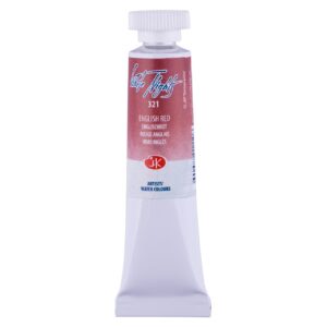 White Nights Watercolour Tubes-Basic Colours Open Stock - ENGLISH RED