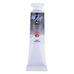 White Nights Watercolour Tubes-Basic Colours Open Stock - Neutral Black