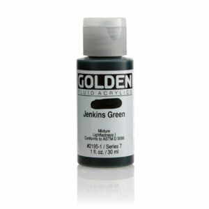Golden Fluid Acrylic Colours 30ml Open Stock - Jenkins Green