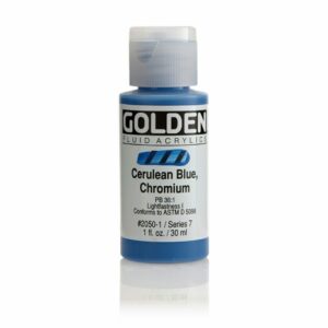 Golden Fluid Acrylic Colours 30ml Open Stock - Cerulean Blue Chromium