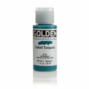 Golden Fluid Acrylic Colours 30ml Open Stock - Cobalt Turquois