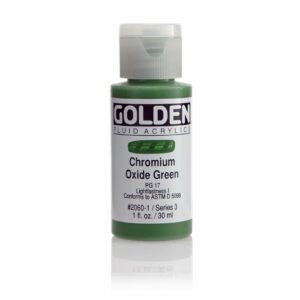 Golden Fluid Acrylic Colours 30ml Open Stock - Chromium Oxide Green