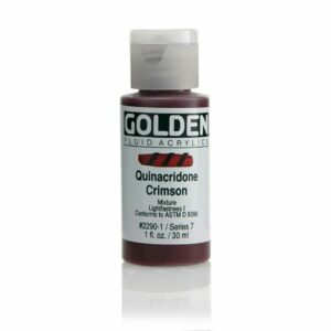 Golden Fluid Acrylic Colours 30ml Open Stock - Quinacridone Crimson