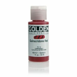 Golden Fluid Acrylic Colours 30ml Open Stock - Quinacridone Red