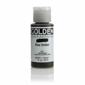Golden Fluid Acrylic Colours 30ml Open Stock - Raw Umber