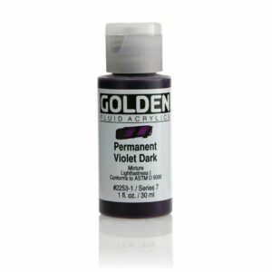 Golden Fluid Acrylic Colours 30ml Open Stock - Permanent Violet Dark