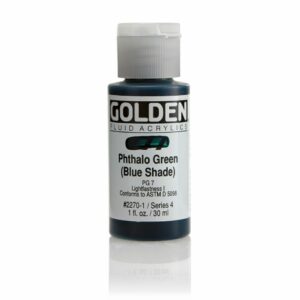 Golden Fluid Acrylic Colours 30ml Open Stock - Phthalo Green (Blue Shade)