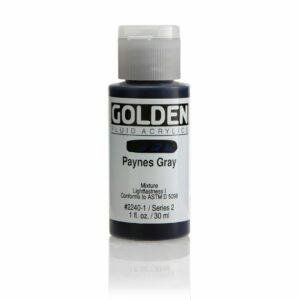Golden Fluid Acrylic Colours 30ml Open Stock - Paynes Grey