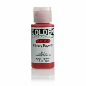 Golden Fluid Acrylic Colours 30ml Open Stock - Primary Magenta