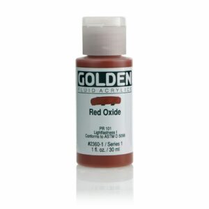 Golden Fluid Acrylic Colours 30ml Open Stock - Red Oxide
