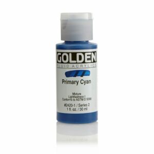 Golden Fluid Acrylic Colours 30ml Open Stock - Primary Cyan