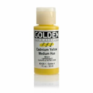 Golden Fluid Acrylic Colours 30ml Open Stock - Cadmium Yellow Medium Hue