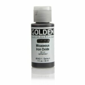 Golden Fluid Acrylic Colours 30ml Open Stock - Micaceous Iron Oxide