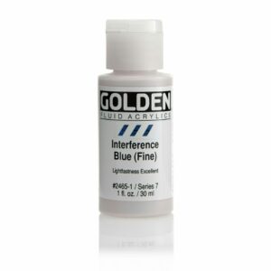 Golden Fluid Acrylic Colours 30ml Open Stock - Interference Blue Fine