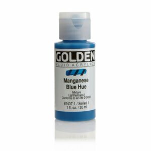Golden Fluid Acrylic Colours 30ml Open Stock - Manganese Blue Hue
