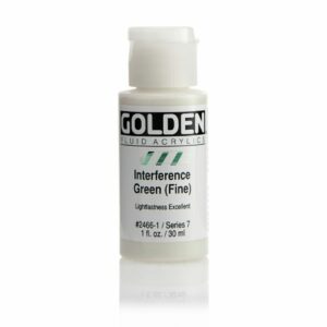 Golden Fluid Acrylic Colours 30ml Open Stock - Interference Green Fine