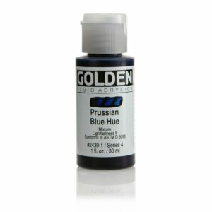 Golden Fluid Acrylic Colours 30ml Open Stock - Prussian Blue Hue