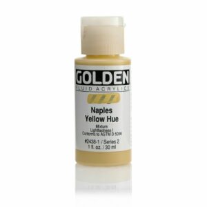 Golden Fluid Acrylic Colours 30ml Open Stock - Naples Yellow Hue